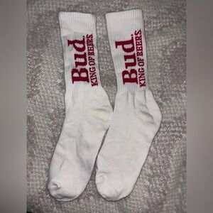 BUDWEISER KING OF BEER CREW SOCKS
